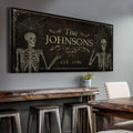 Personalized Gothic Family Sign