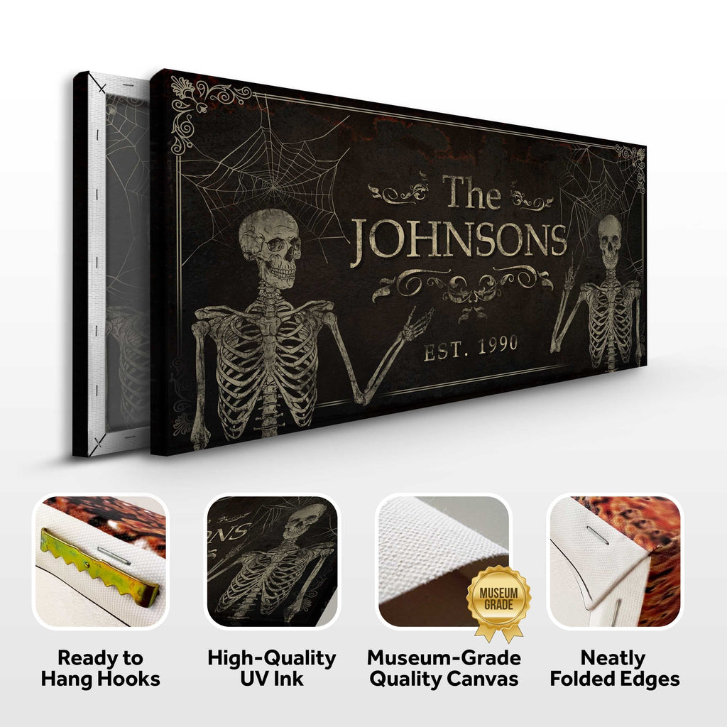 Personalized Gothic Family Sign