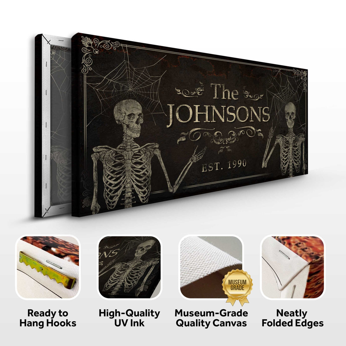 Personalized Gothic Family Sign