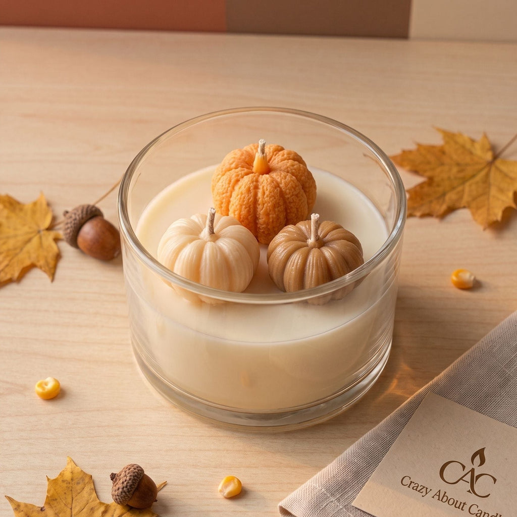 Pumpkin Harvest Candle | Artisan Fall Soy Wax Jar