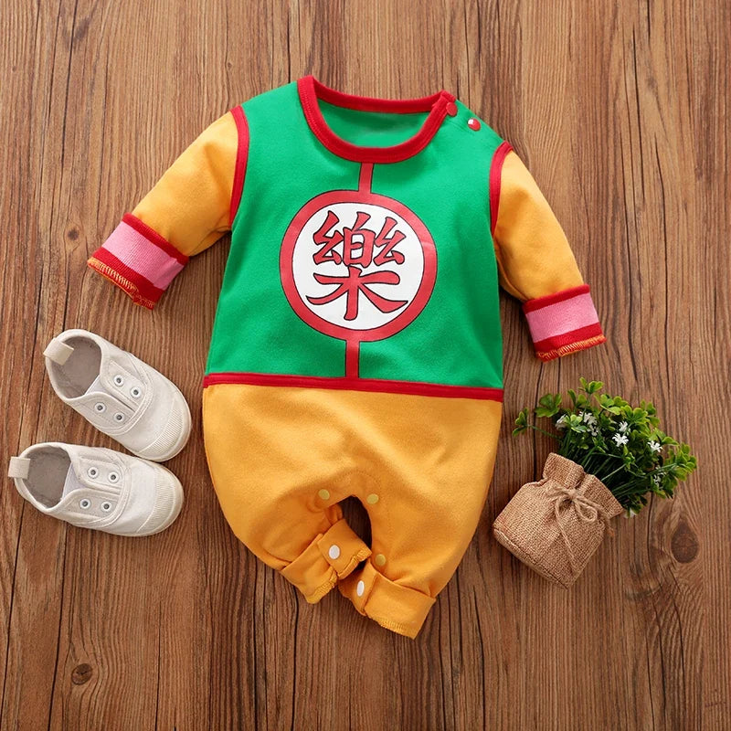 Baby Cartoon Costume Romper – Cotton Halloween Onesie