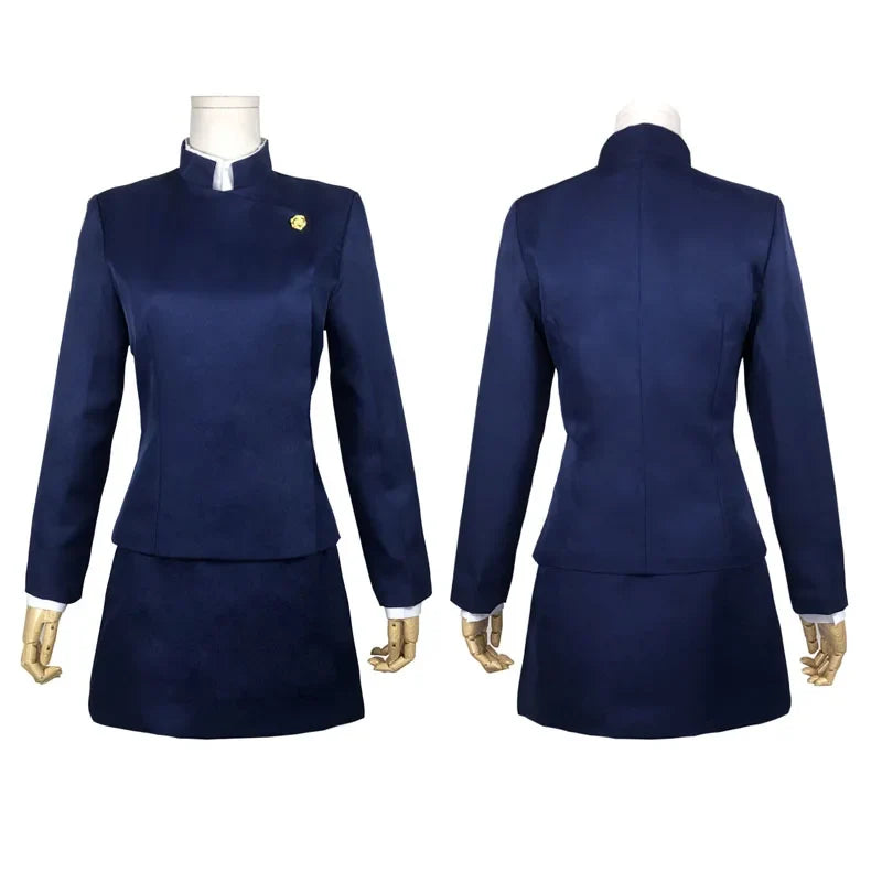 Maki Zenin Cosplay Costume – Anime Uniform Full Set with Wig & Glasses