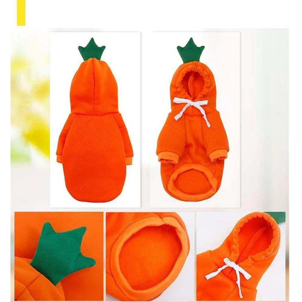 Fruit-Themed Pet Hoodie for Dogs and Cats