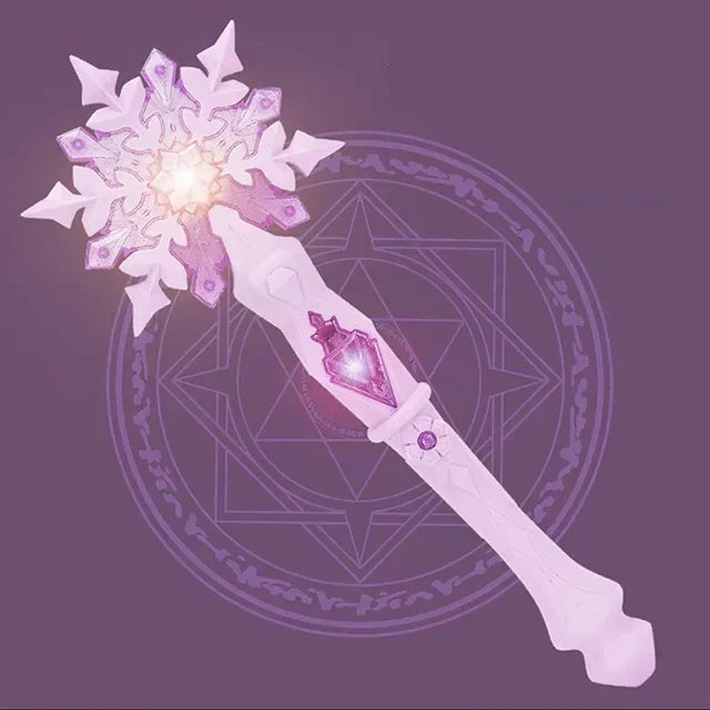 Princess Snowflake LED Magic Wand Toy