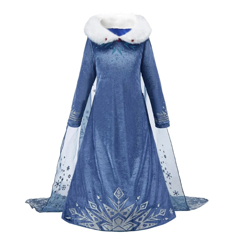 Kids Princess Costume Dress for Girls Cosplay Parties