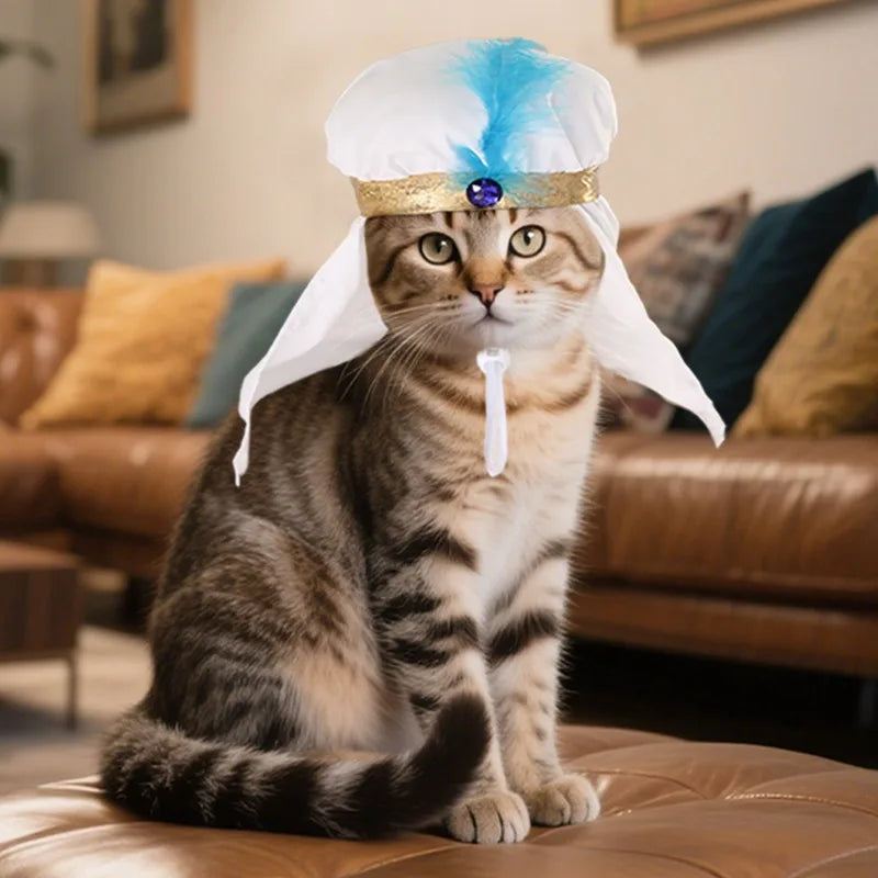 Adjustable Halloween Costume Hat for Dogs and Cats