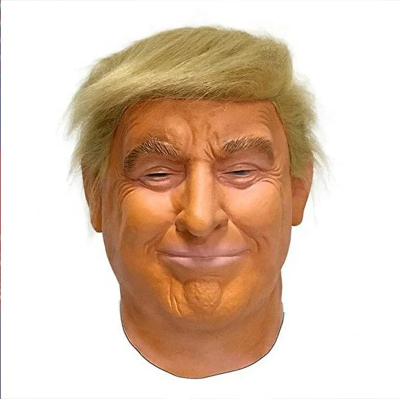 Latex Full Head President Trump Mask