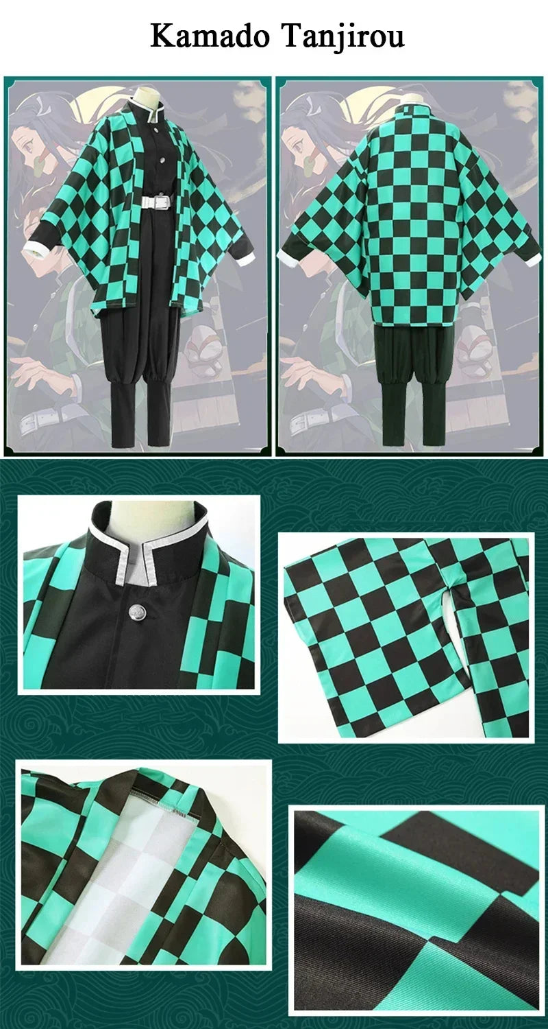 Demon Slayer Kids Cosplay Costume – Tanjiro, Nezuko & Shinobu Outfit