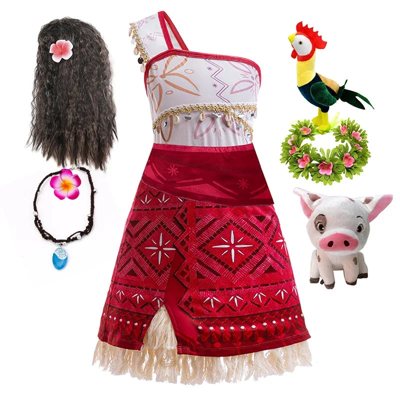 Kids' Moana 2 Adventure Dress Costume
