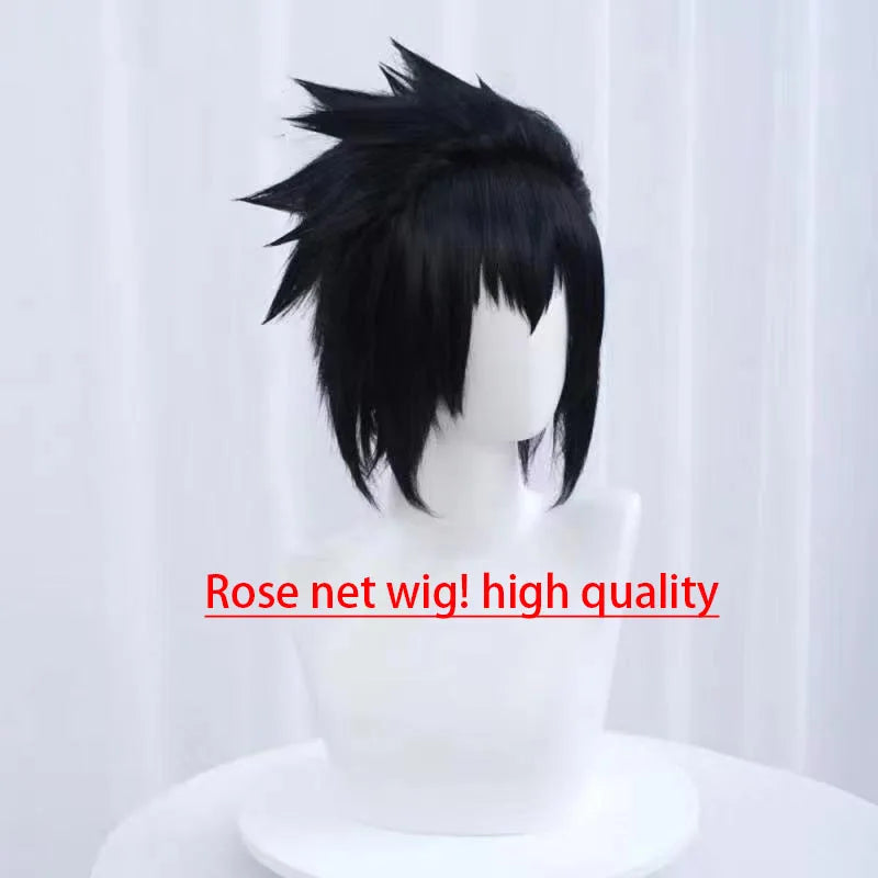Uchiha Sasuke Anime Costume Set with Wig