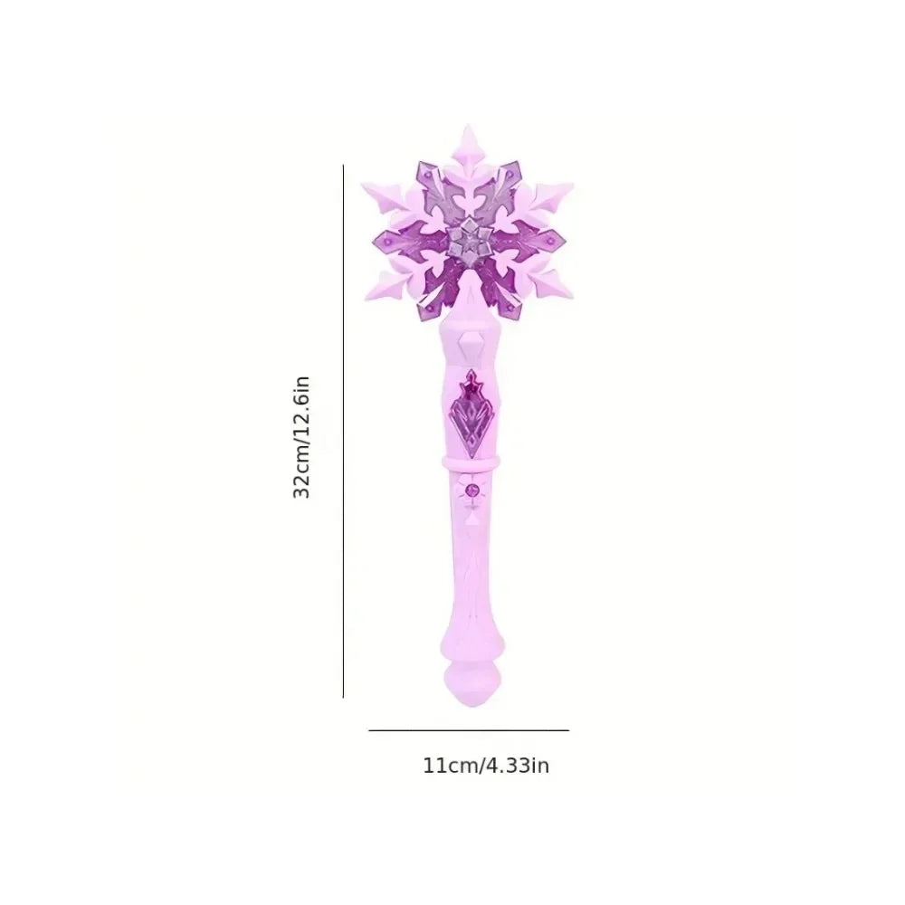 Princess Snowflake LED Magic Wand Toy