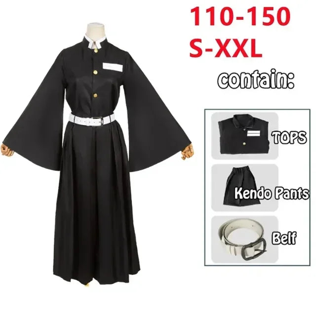 Tokito Muichiro Anime Cosplay Costume – Demon Slayer Uniform with Wig Set