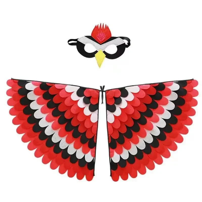 Kids Bird Costume with Wings Cape & Mask