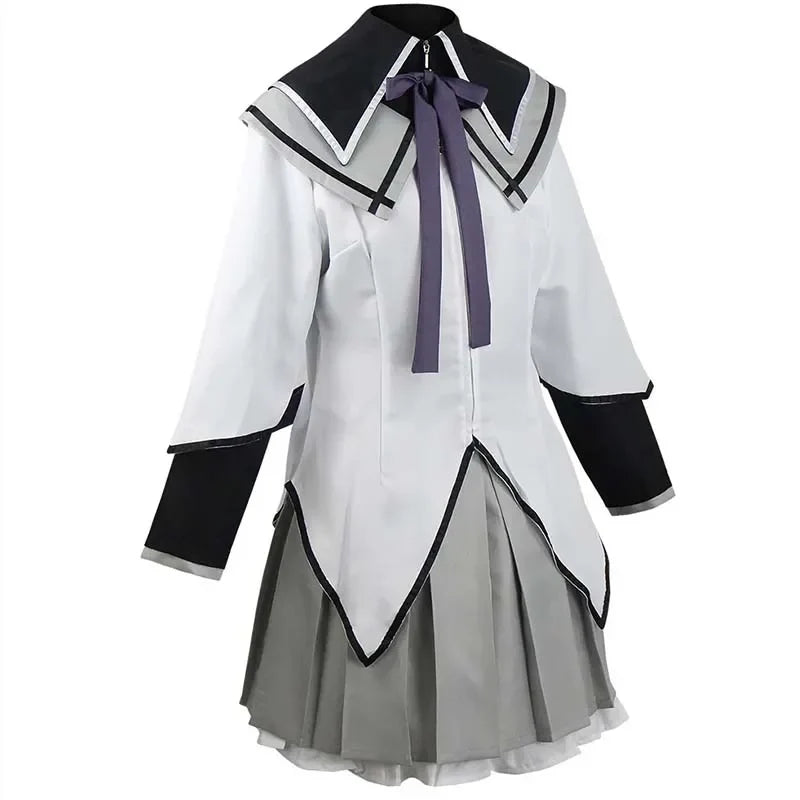 Akemi Homura Anime Cosplay Costume – Fighting Uniform Outfit