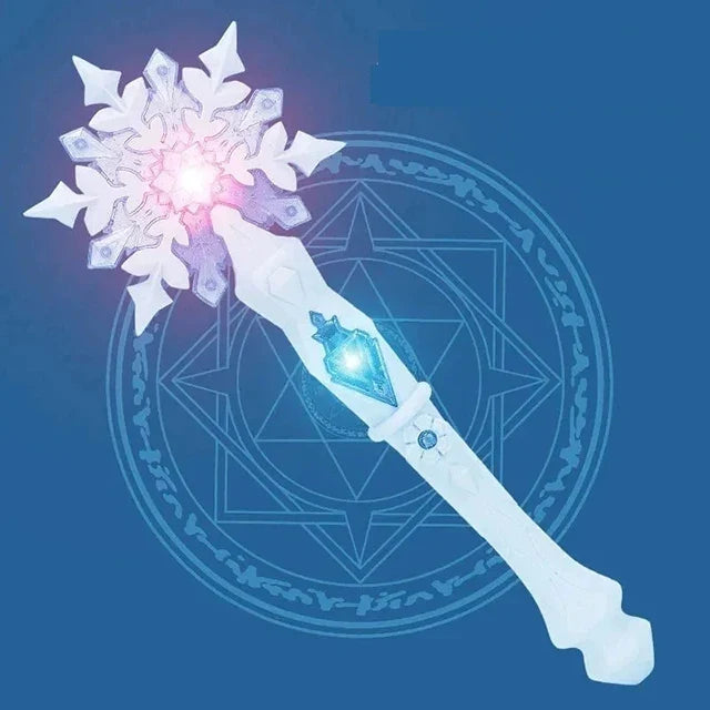 Princess Snowflake LED Magic Wand Toy