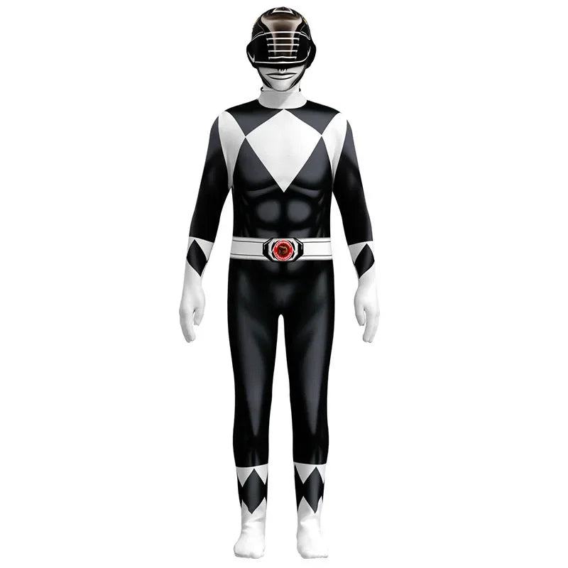 Adult Samurai Sentai Shinkenger Rangers Costume Adult  Superhero Cosplay Halloween Birthday Party Jumpsuit Zentai Suit