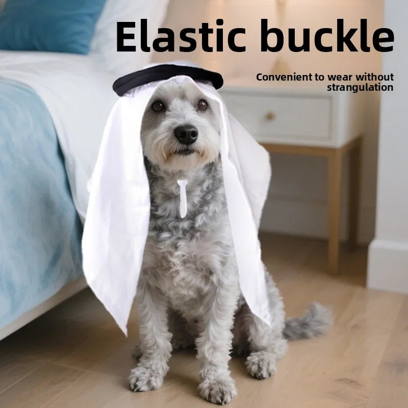 Adjustable Halloween Costume Hat for Dogs and Cats