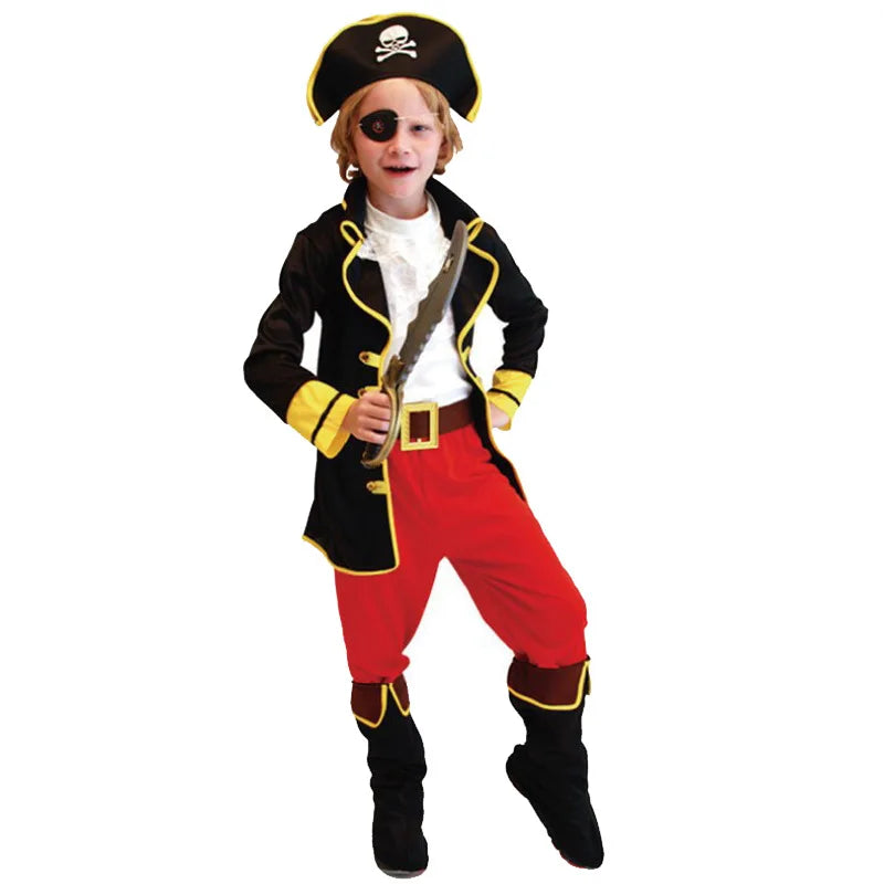 Kids Halloween Pirate Costume for Boys –