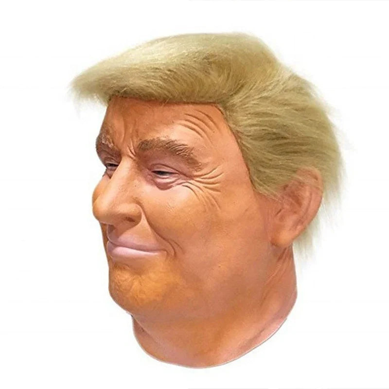 Latex Full Head President Trump Mask