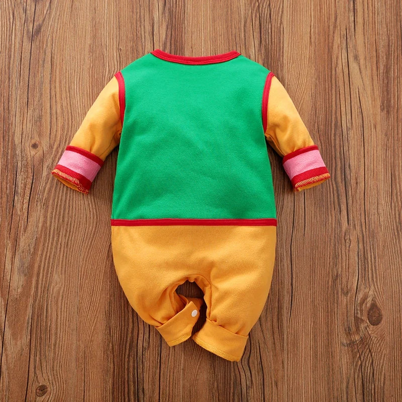 Baby Cartoon Costume Romper – Cotton Halloween Onesie