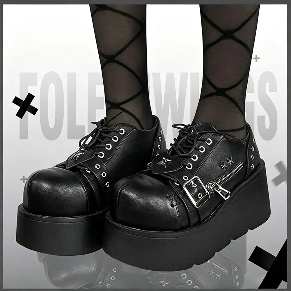 Gothic Platform Creeper Shoes