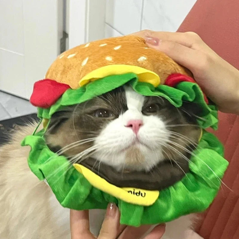 Burger and Fries Pet Costume Accessories