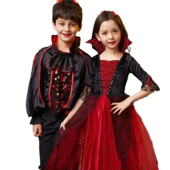 Girls Vampire Costume Gothic