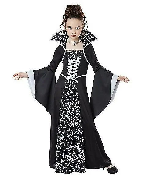 Girls Vampire Costume Gothic