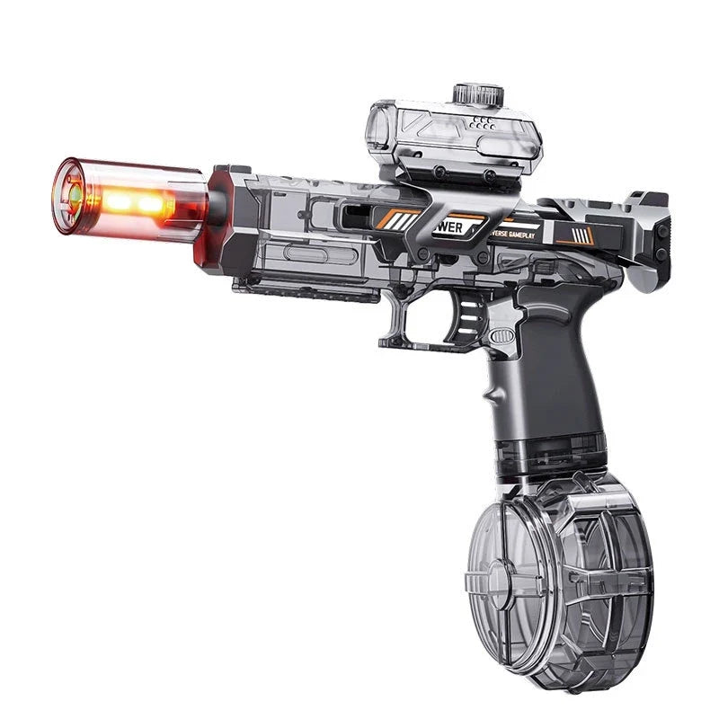 Electric Water Spray Gun with Light – High-Pressure Toy Water Gun