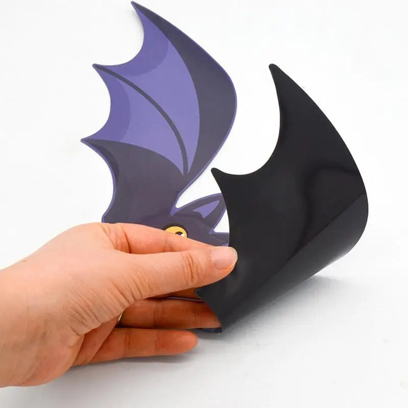 Bats Wall Decor Sticker 28X Wall Bat Stickers For Halloween Halloween Party Favors PVC Sticker For Room Wall Glass