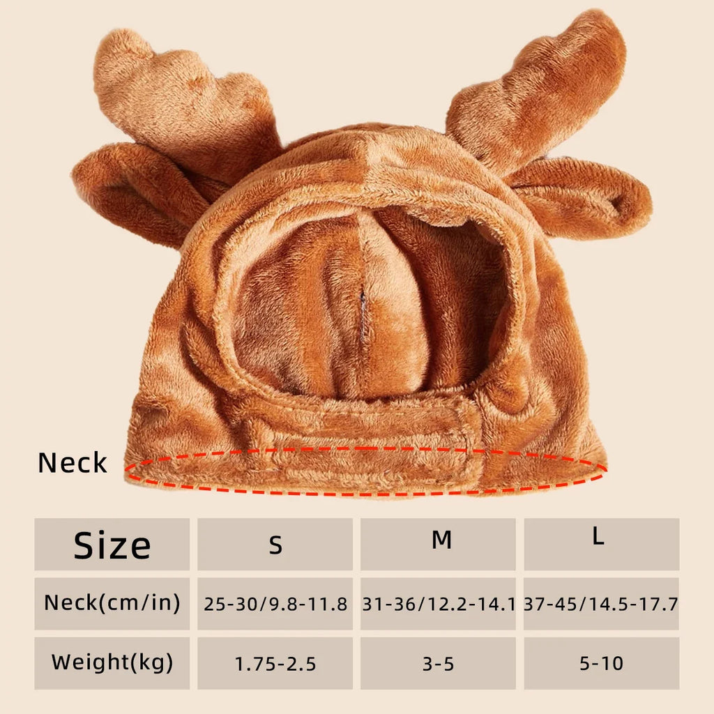 Shark or Elk Costume Hat for Dogs and Cats