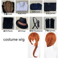 Nakahara Chuuya Cosplay Costume  Include Hat Uniform Trench Coat Pants Big Size Outfits Halloween Party for Comic Con