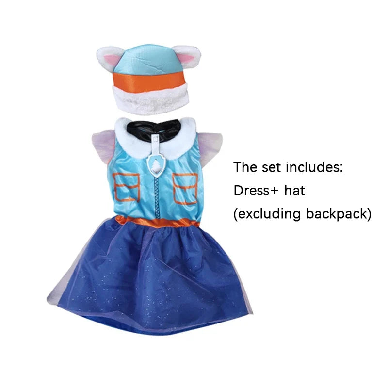 Kids Dog Patrol Cosplay Costume Set – Cartoon Uniform Outfit