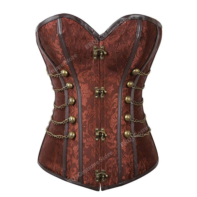 Plus-Size Gothic Steampunk Corset