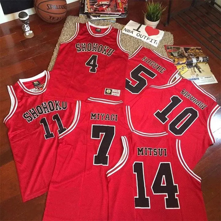 Anime Shohoku Basketball Jersey Cosplay Costume – Sports Uniform