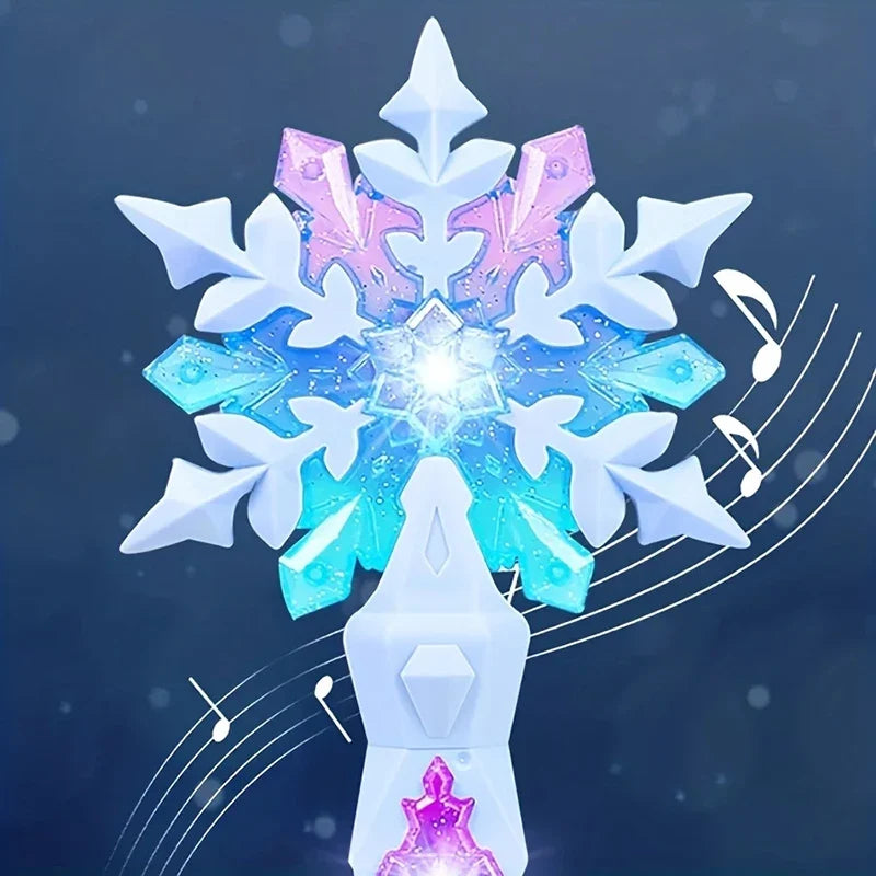 Princess Snowflake LED Magic Wand Toy