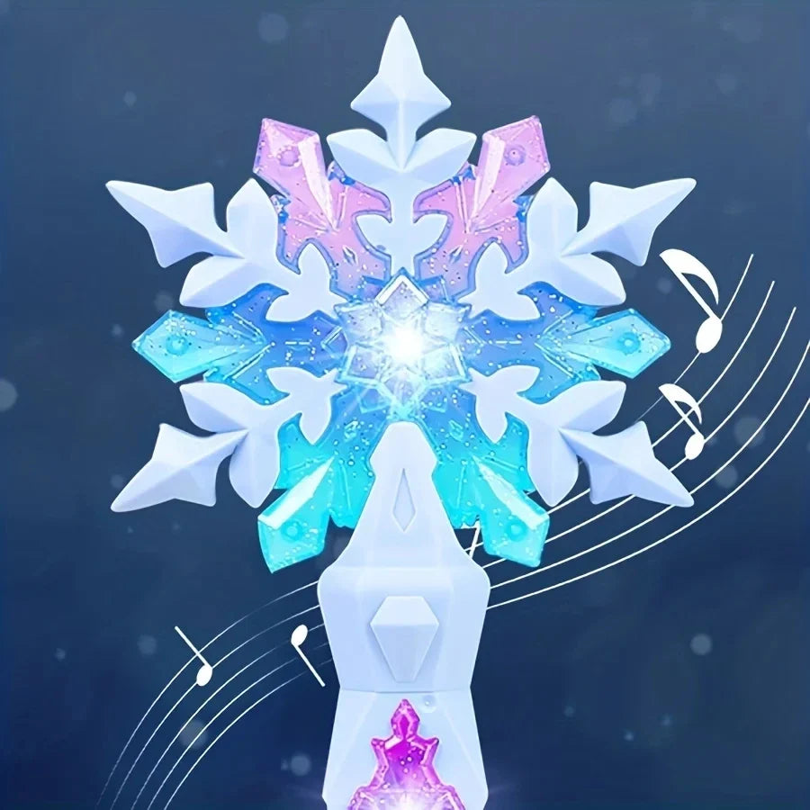 Princess Snowflake LED Magic Wand Toy