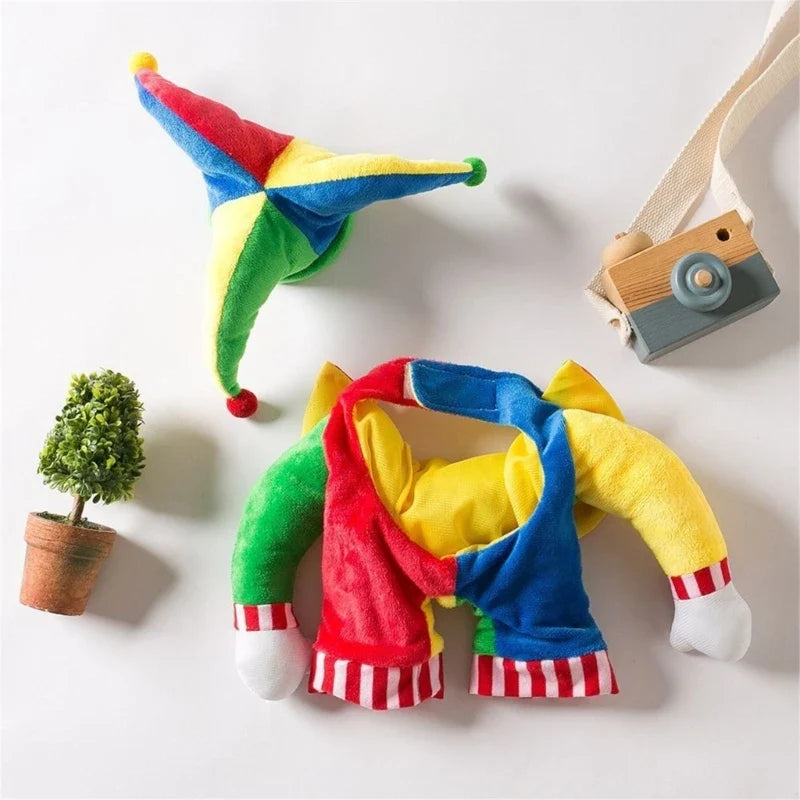 Clown Costume for Small Dogs