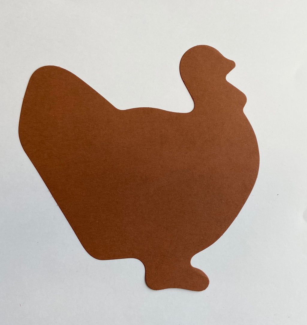 SHAPES ETC. Thanksgiving Turkey Assorted Color Super Cut-Outs - 8in x 10in