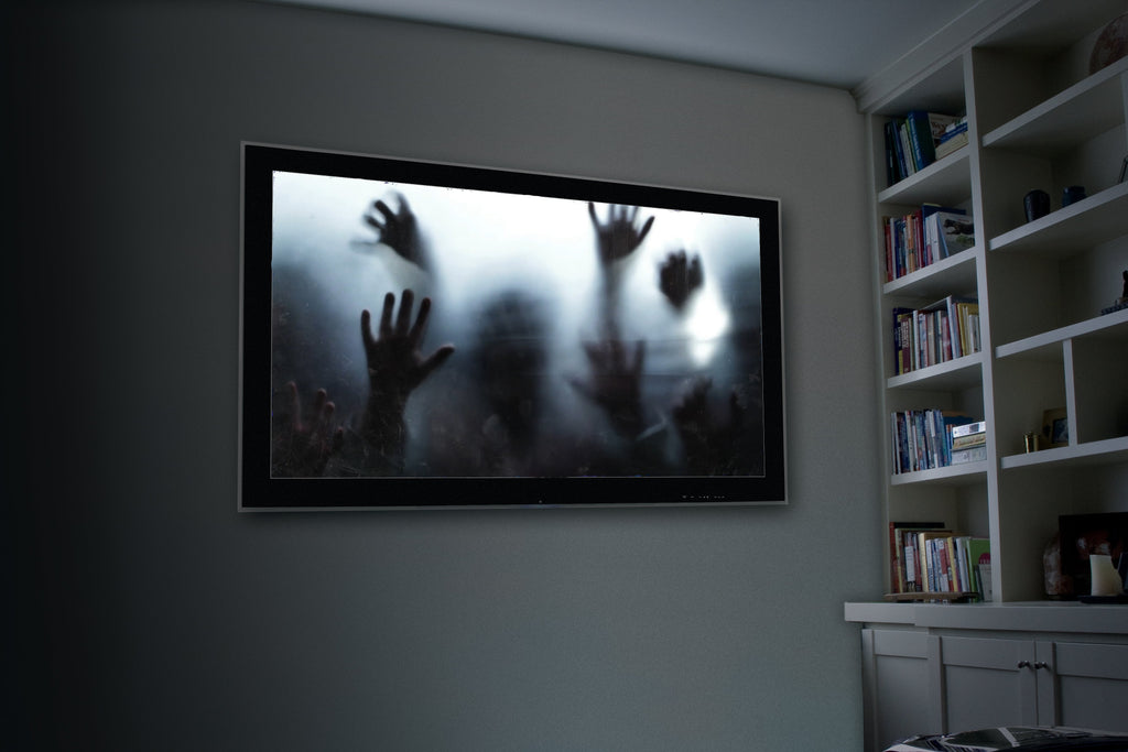 HoliScapes® USB Projector Kit - Spooky Halloween + Projector + 48" x 72" Projection Screen