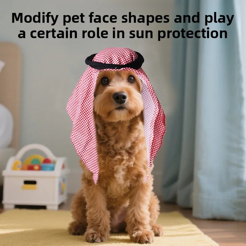 Adjustable Halloween Costume Hat for Dogs and Cats