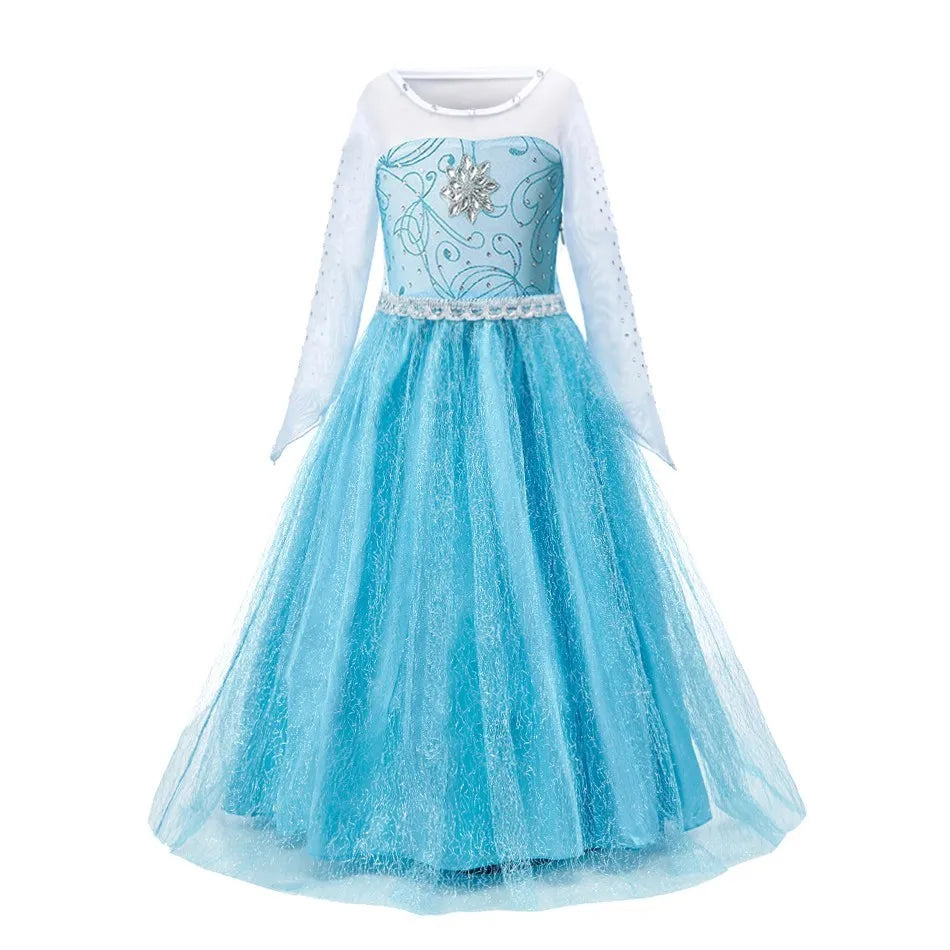 Kids Princess Costume Dress for Girls Cosplay Parties
