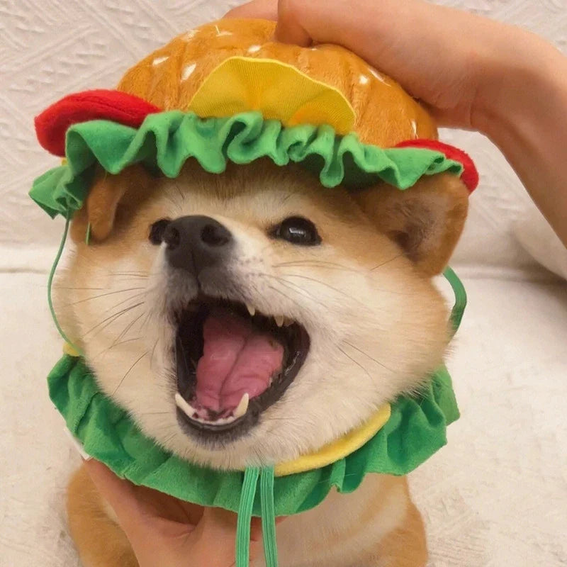Burger and Fries Pet Costume Accessories