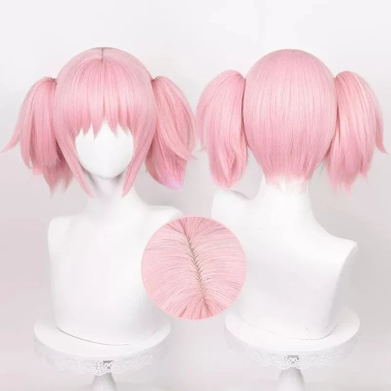 Anime Kaname Madoka Cosplay Costume Cute Pajamas Kawaii Hooded Top Pants Suit for Women Halloween Party Roleplay Outfit