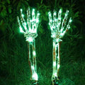 Halloween Solar Ghost Hand LED Light String, Ghost Festival Courtyard Atmosphere Decoration Light, Copper Wire Ground Plug Light