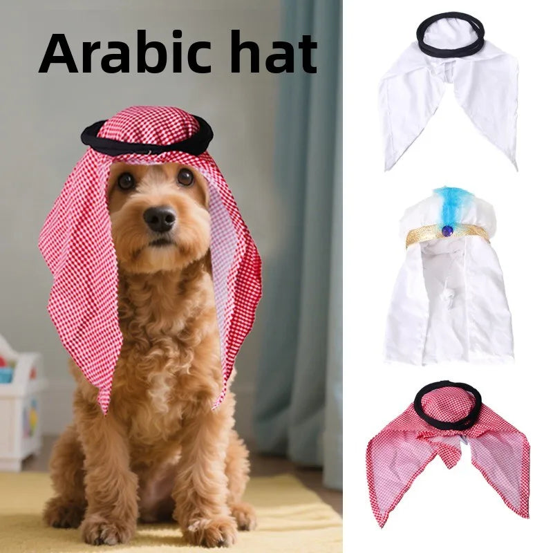 Adjustable Halloween Costume Hat for Dogs and Cats