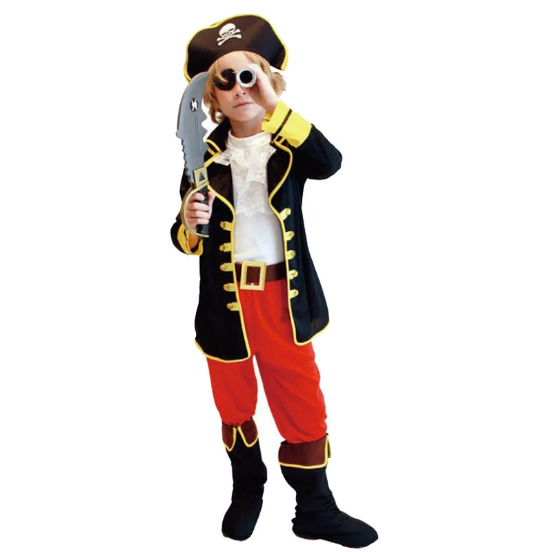 Kids Halloween Pirate Costume for Boys –