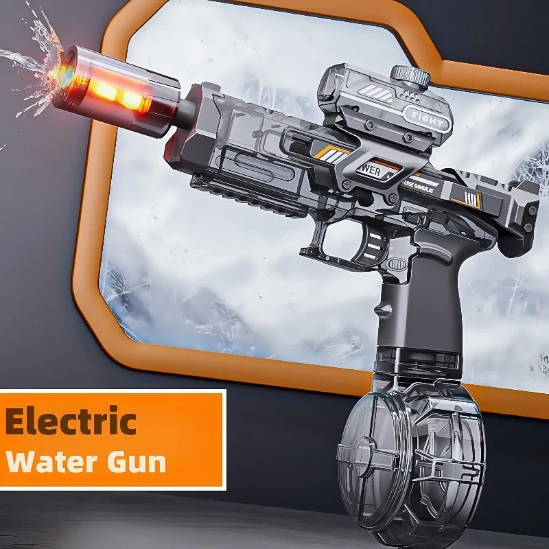 Electric Water Spray Gun with Light – High-Pressure Toy Water Gun