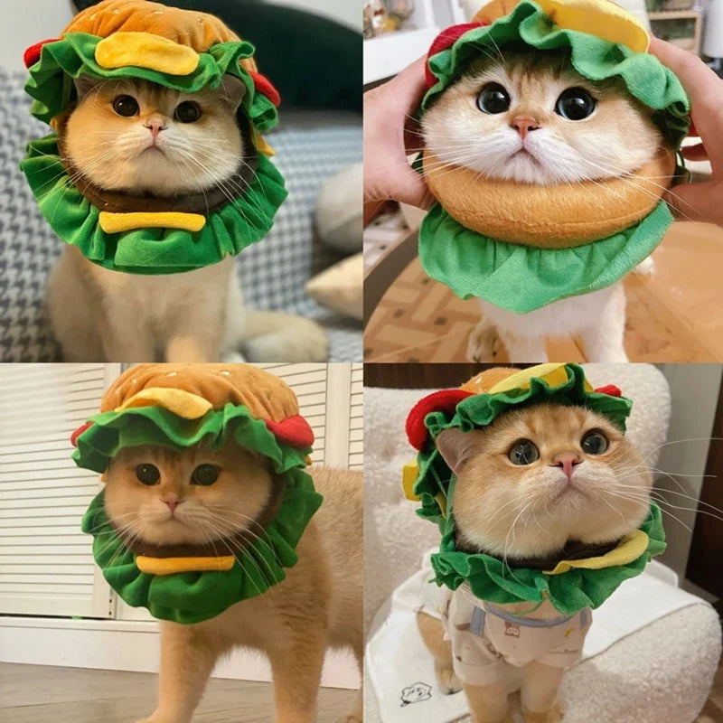 Burger and Fries Pet Costume Accessories
