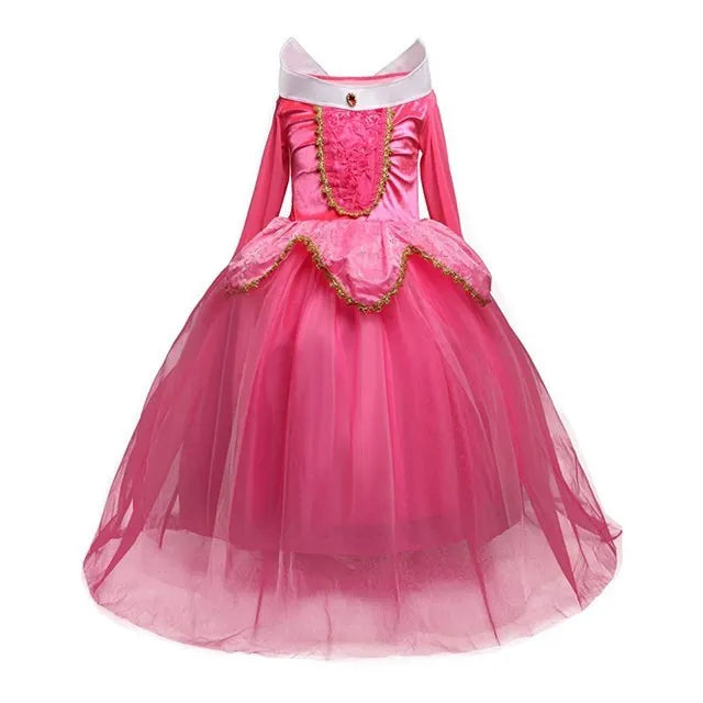 Kids Princess Costume Dress for Girls Cosplay Parties